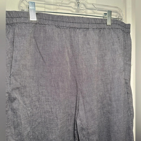 Heathered blue cotton joggers - Picture 3 of 6